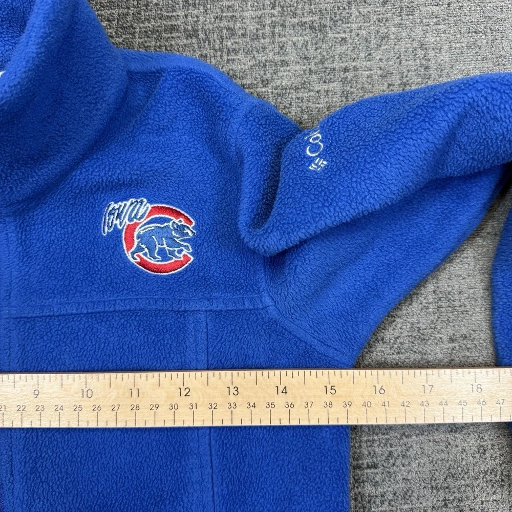 Columbia Iowa Cubs Full Zip Fleece Jacket‎ Youth Small Blue Baseball